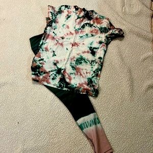 Cute pink tie-dye set